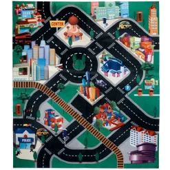 Tapis de jeu avec 2 vehicules