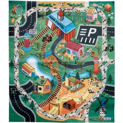 Tapis de jeu avec 2 vehicules