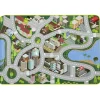 Tapis de jeu circuit en mousse design ville