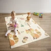 Tapis de jeu enfant thème animaux 177x197cm