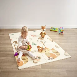 Tapis de jeu enfant thème animaux 177x197cm