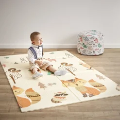 Tapis de jeu enfant thème animaux 177x197cm