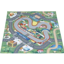 Tapis de jeu et 10 minis voitures