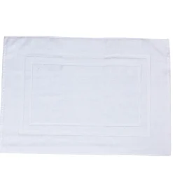 Tapis de salle de bain blanc