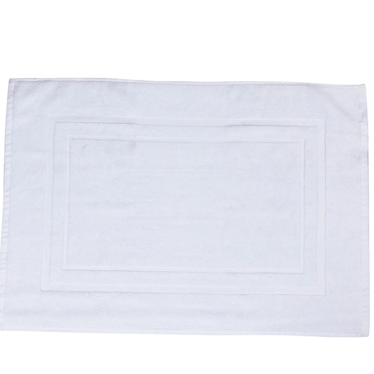 Tapis de salle de bain blanc