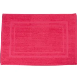 Tapis de salle de bain rose