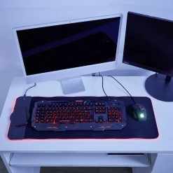 Tapis de souris lumineux avec chargeur induction 80x30cm