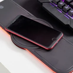 Tapis de souris lumineux avec chargeur induction 80x30cm