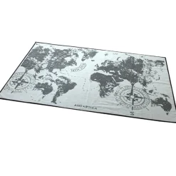 Tapis design carte du monde