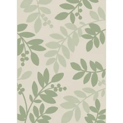 Tapis effet tissé design Fleurs