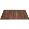 Tapis en bambou marron foncé