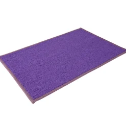 Tapis ménager antidérapant prune