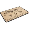 Tapis ménager Bonjour design oiseau