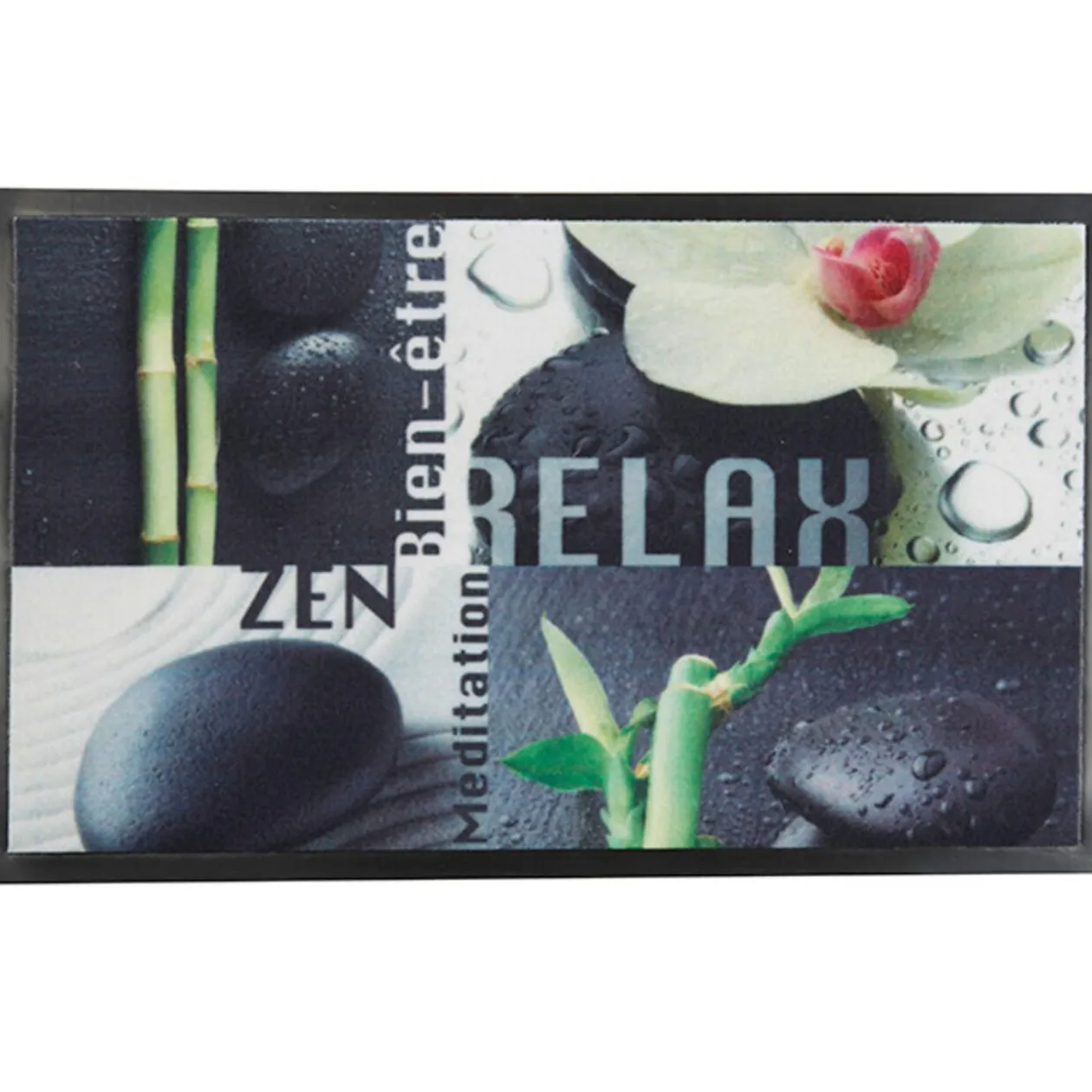 Tapis ménager design zen