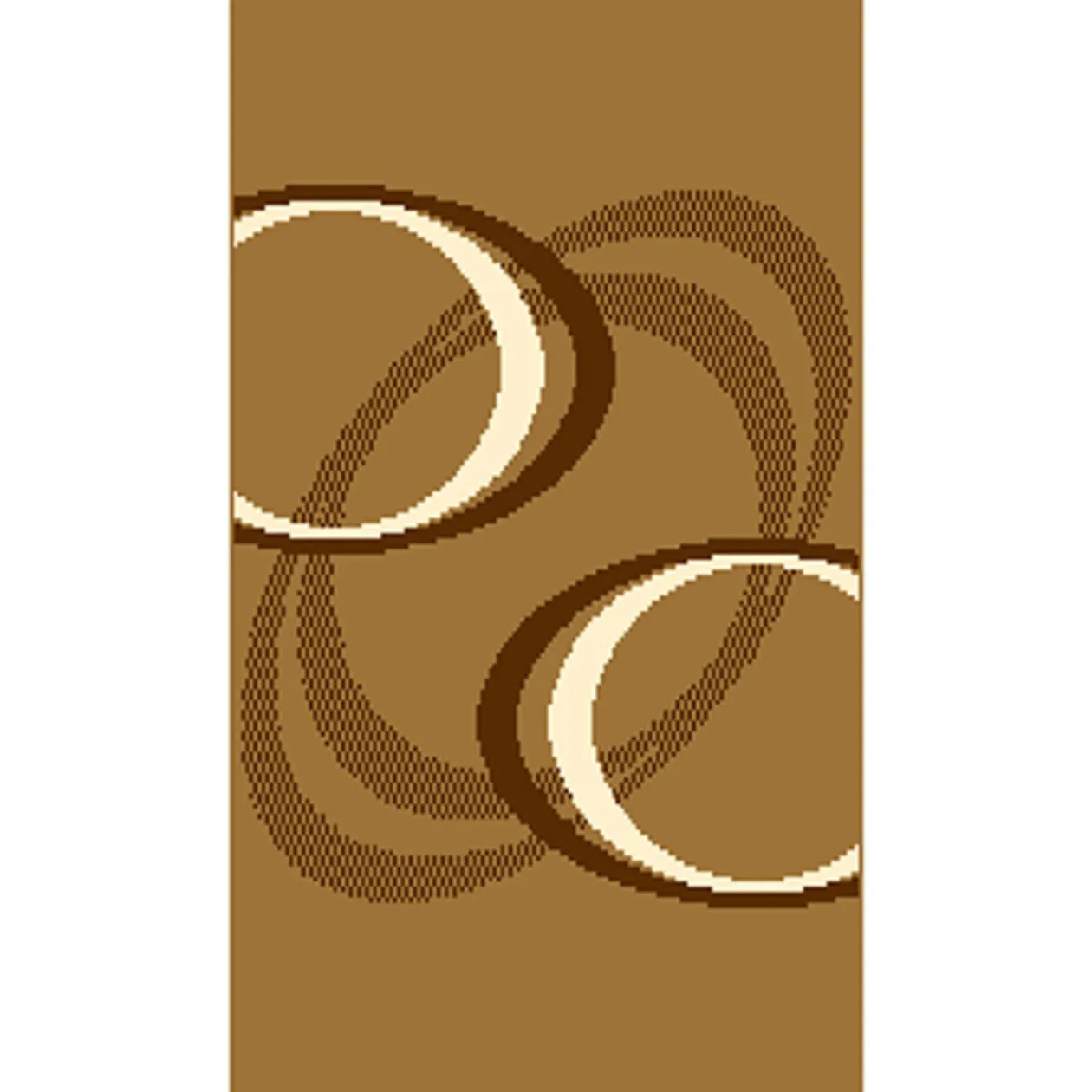 Tapis moquette design Cercles