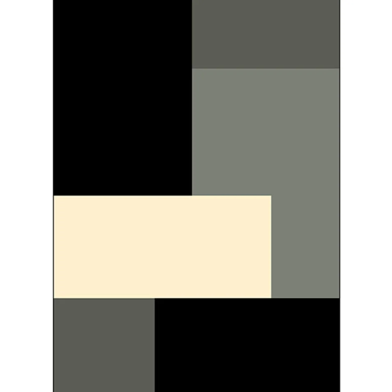 Tapis moquette géométrique