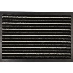 Tapis phosphorescent noir et blanc