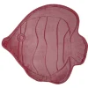 Tapis poisson rose velours