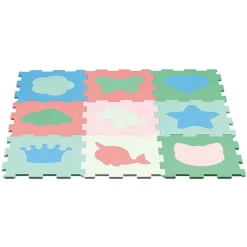 Tapis puzzle en mousse interconnectable 10pcs