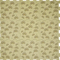 Tapis puzzle mousse imprimé 90x90 cm