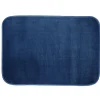 Tapis rectangle bleu marine