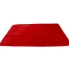 Tapis rectangulaire rouge