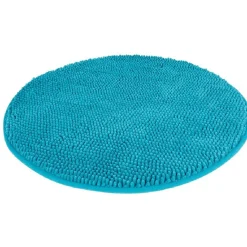 Tapis rond chenille microfibre