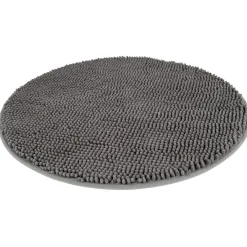 Tapis rond chenille microfibre