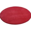 Tapis rond fuchsia