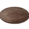 Tapis rond taupe