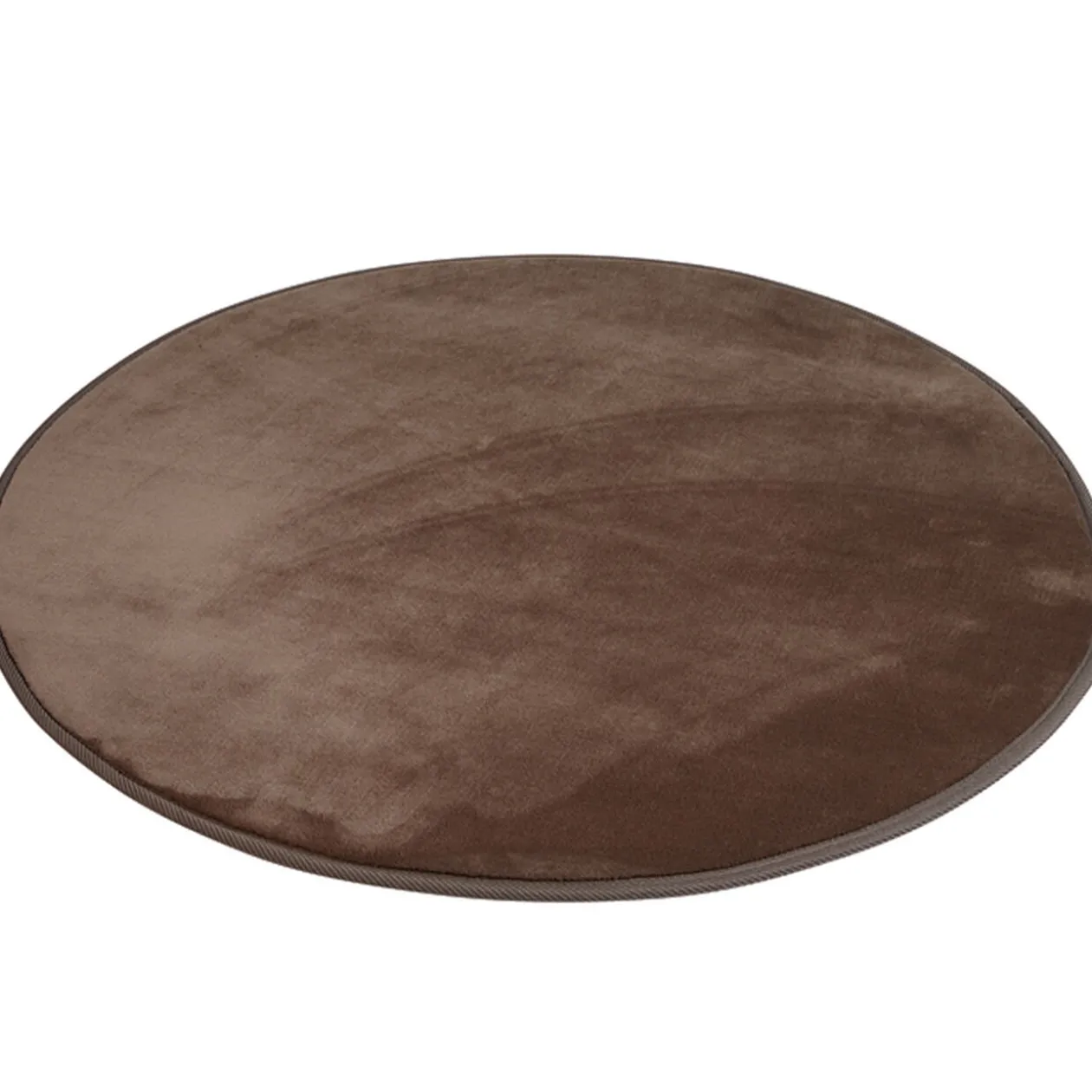 Tapis rond taupe