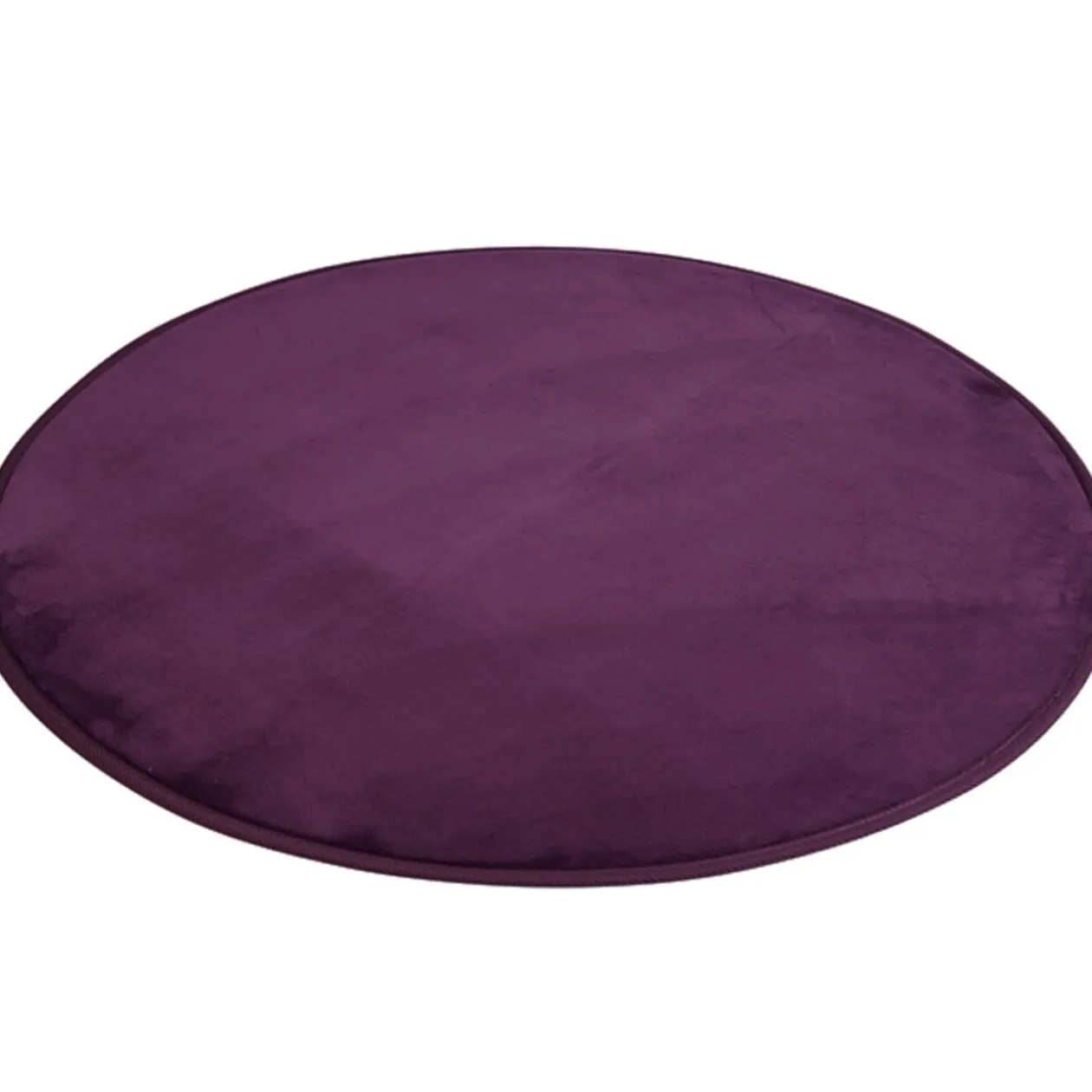 Tapis rond violet