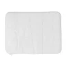 Tapis salle de bain blanc à mémoire de forme