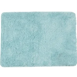 Tapis salle de bain bleu