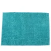 Tapis salle de bain chenille bleu