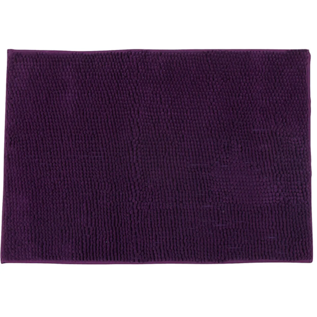 Tapis salle de bain chenille violet