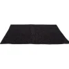 Tapis salle de bain chenille noir