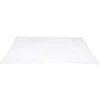 Tapis salle de bain chenille blanc