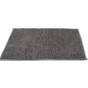 Tapis salle de bain chenille gris
