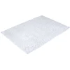 Tapis salle de bain chenille blanc