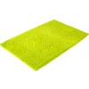 Tapis salle de bain chenille vert anis