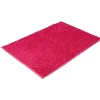 Tapis salle de bain chenille rose