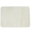 Tapis salle de bain écru à mémoire de forme