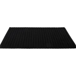 Tapis salle de bain noir