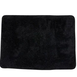 Tapis salle de bain noir