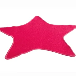 Tapis étoile rose