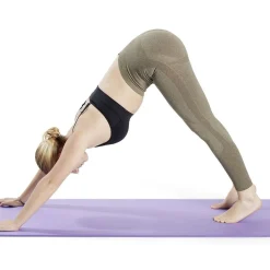 Tapis yoga épais 183x61x1cm caoutchouc violet