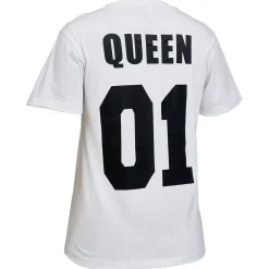 Tee shirt blanc imprimé Queen femme S/M/L