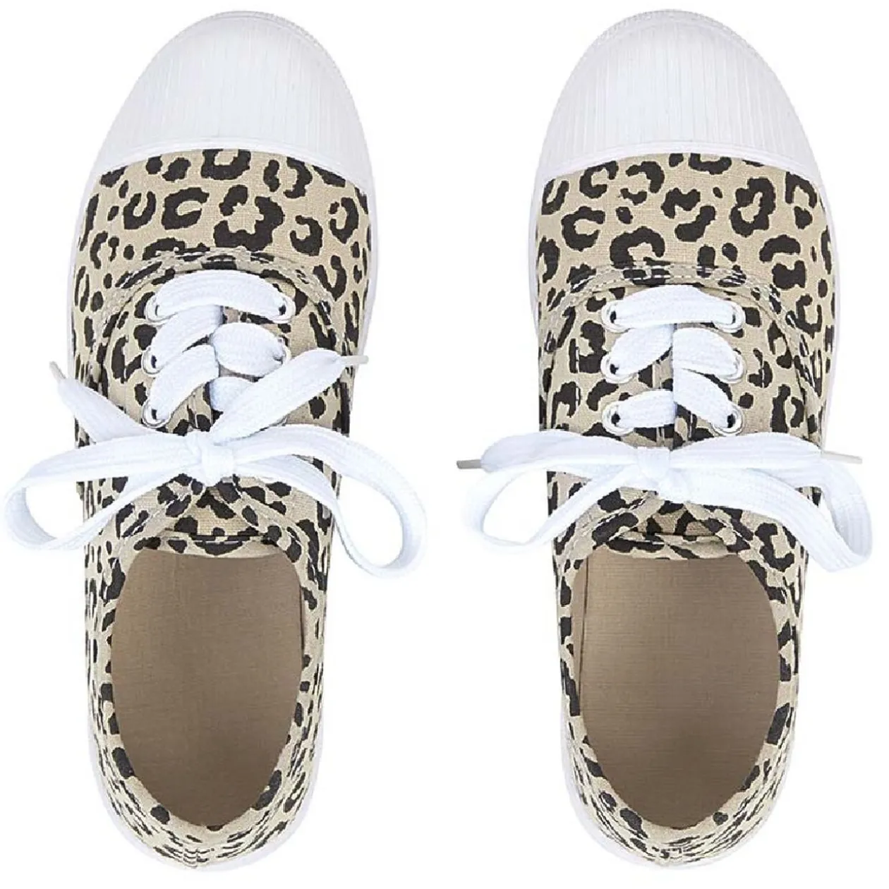 Tennis en toile motif léopard T39