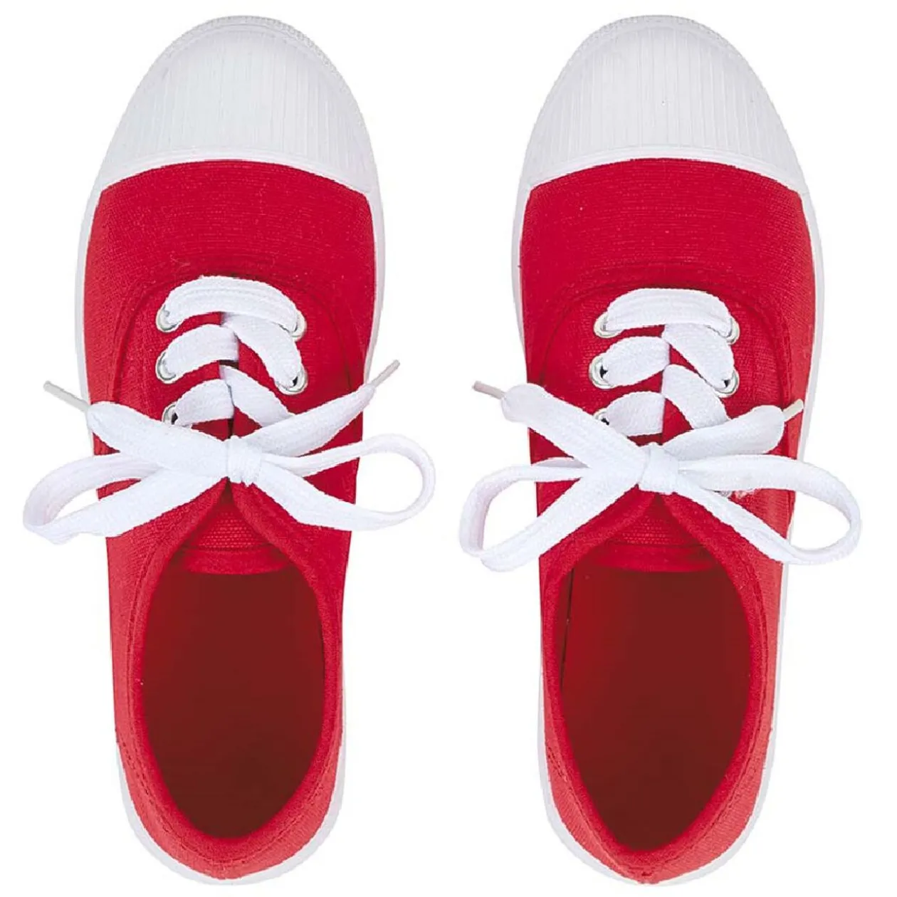 Tennis en toile rouge T37